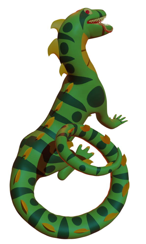 A transparent 3D render of Sum sitting down and holding a spare eyeball. Where did that eye come from?
